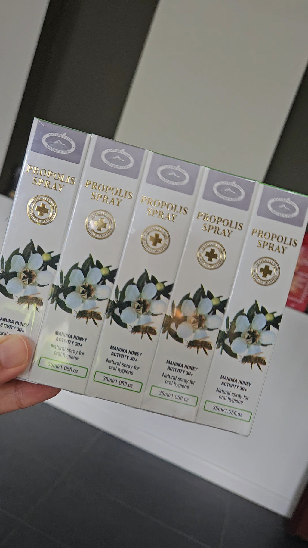 Nature's top Propolis Spray 35ml x 1 set ( 10 sprays)